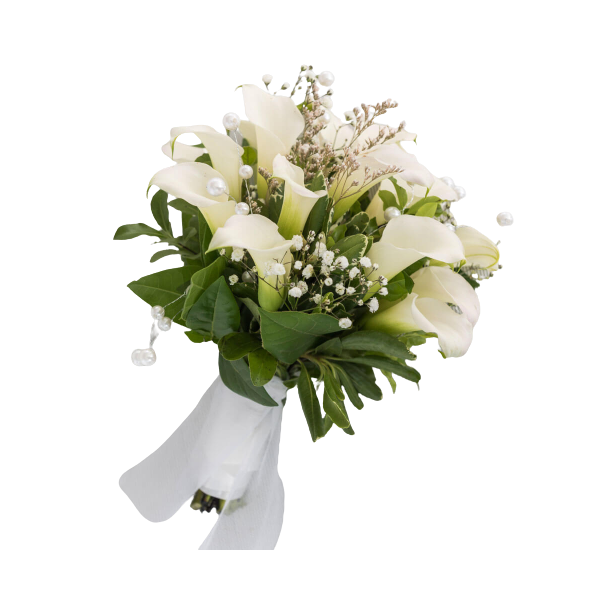 Bouquet de calas y paniculata