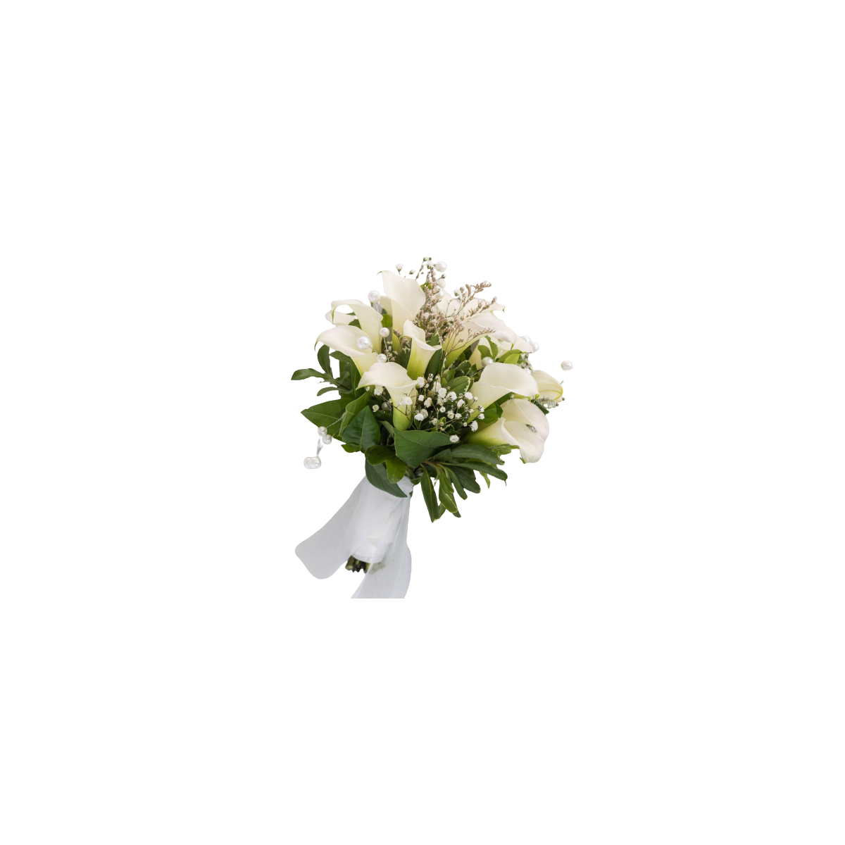 Bouquet de calas y paniculata