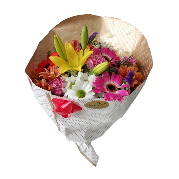 Ramo de flores variadas naturales