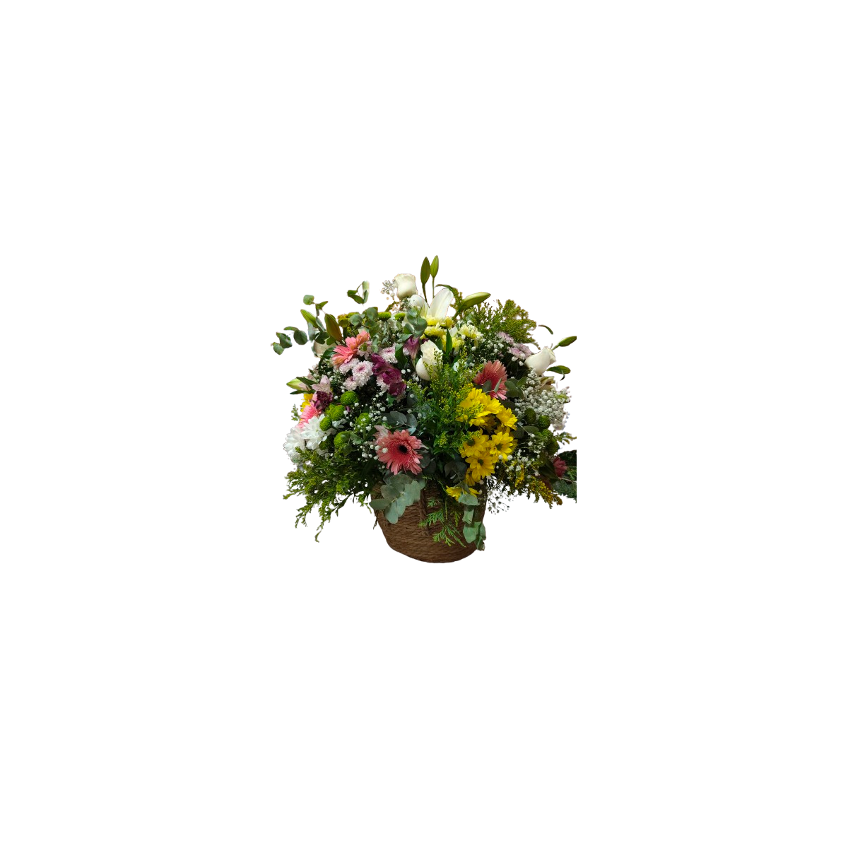 Cesto de flores variado